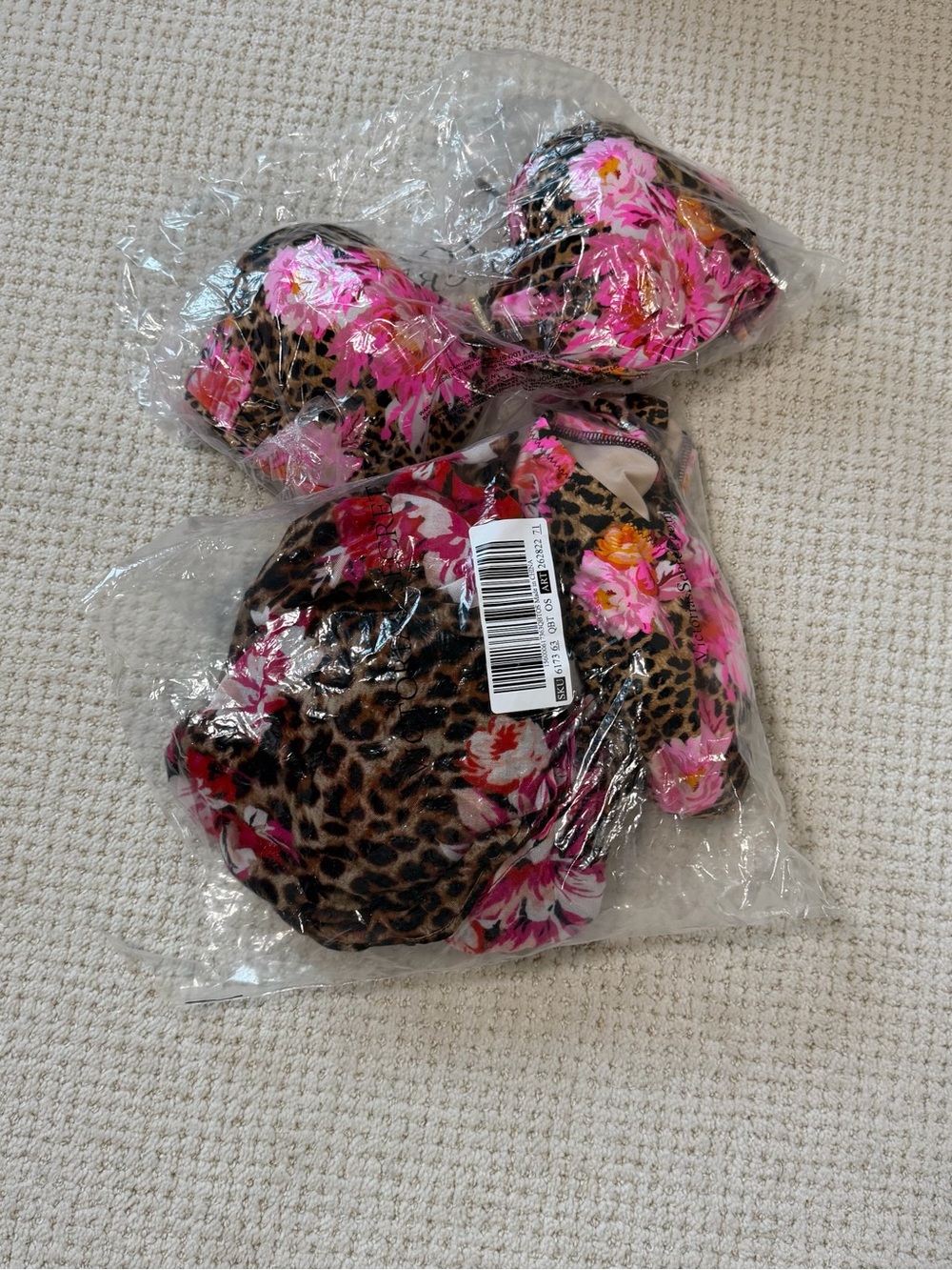 Victoria's Secret Pink, Orange & Gold Floral Leopard Bikini Bottom - Picture 11 of 11
